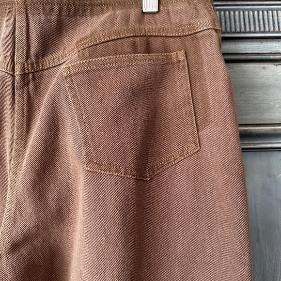 Christopher Esber Deconstruct Denim Jean in Walnut Color Size 8 NWT - Picture 10 of 10